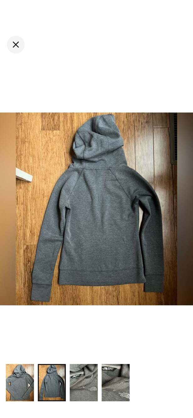 The North Face Women's Grey Canyonlands Pullover Hoodie Size XS - Picture 2 of 6